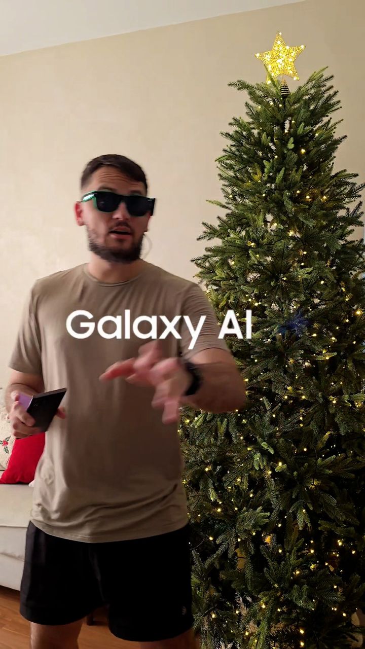 Cassyano mostrando o Galaxy AI